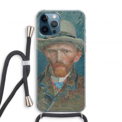 Van Gogh: iPhone 12 Pro Transparant Hoesje met koord