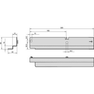 nVent SCHROFF 20119106 19 inch Rails voor patchkast Meerdere kleuren