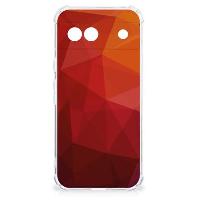 Shockproof Case voor Google Pixel 8A Polygon Red Shockproof Case voor Google Pixel 8A Polygon Red