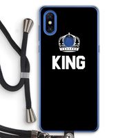 King zwart: Xiaomi Mi Mix 3 Transparant Hoesje met koord