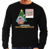 Foute Kersttrui/sweater voor heren - doomsday - zwart - kalkoen Foute Kersttrui/sweater voor heren - doomsday - zwart - kalkoen