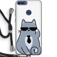 Cool cat: Huawei P Smart (2018) Transparant Hoesje met koord