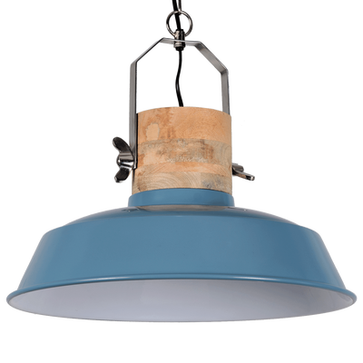 Hanglamp Loreto 62 cm 1 Lichts Vintage Blue Industrieel Hanglamp Loreto 62 cm 1 Lichts Vintage Blue Industrieel