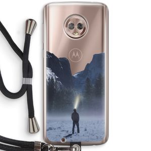 Wanderlust: Motorola Moto G6 Transparant Hoesje met koord