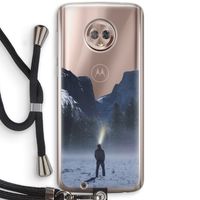 Wanderlust: Motorola Moto G6 Transparant Hoesje met koord