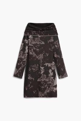 Nauwsluitende Bardot-jurk - BROWN - S