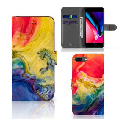 Hoesje Apple iPhone 7 Plus | 8 Plus Watercolor Dark Hoesje Apple iPhone 7 Plus | 8 Plus Watercolor Dark