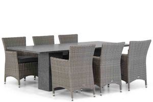 Garden Collections Dublin/Graniet 220 cm dining tuinset 7-delig