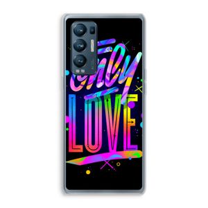 Only Love: Oppo Find X3 Neo Transparant Hoesje