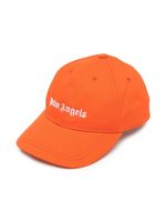 Palm Angels Kids casquette à logo brodé - Orange