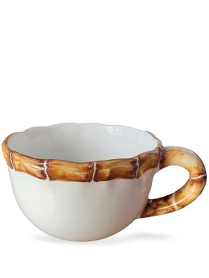 Les-Ottomans tasses en porcelaine Bamboo (lot de deux) - Blanc