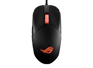 Asus ROG STRIX IMPACT III Gaming-muis USB Optisch Zwart 6 Toetsen 12000 dpi Verlicht, Ergonomisch