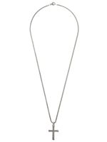 David Yurman pendentif Cable Cross en argent sterling (35 mm)