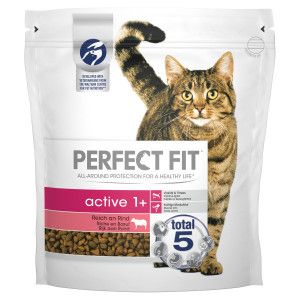 Perfect Fit Active 1+ met rund kattenvoer 2 x 1,4 kg