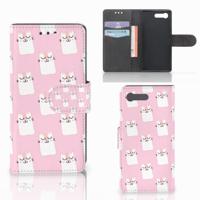 Sony Xperia X Compact | Telefoonhoesje | Met pasjeshouder | Sleeping Cats