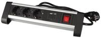3-Voudige stekkerdoos met USB Perel EBP03DSUN1-G