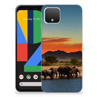 Google Pixel 4 | TPU Hoesje | Olifanten