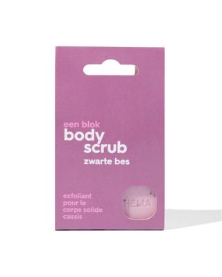 HEMA Blok Body Scrub Zwarte Bes 65g