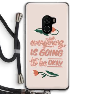 Optimistic flower girl: Xiaomi Mi Mix 2 Transparant Hoesje met koord