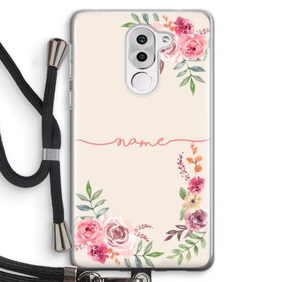 Rozen: Honor 6X Transparant Hoesje met koord