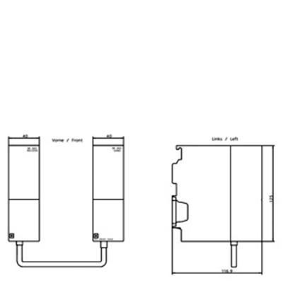 Siemens 6ES7365-0BA01-0AA0 6ES73650BA010AA0 PLC-verbinding