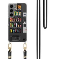 Samsung Galaxy S24 Plus hoesje met zwart koord - Snoepautomaat
