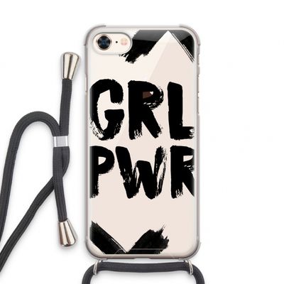 Girl Power #2: iPhone 7 Transparant Hoesje met koord