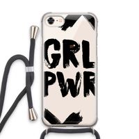 Girl Power #2: iPhone 7 Transparant Hoesje met koord