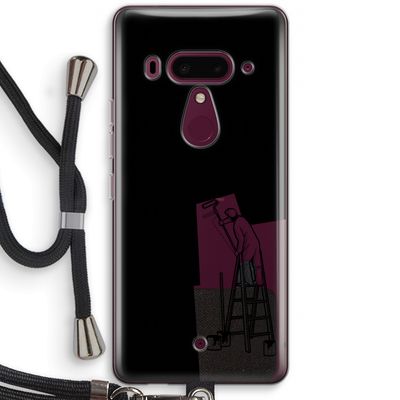 Musketon Painter: HTC U12+ Transparant Hoesje met koord