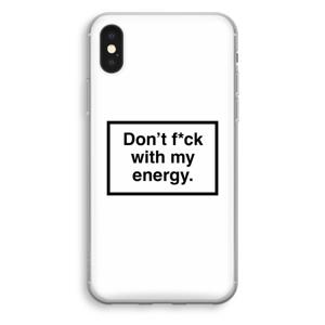 My energy: iPhone XS Transparant Hoesje