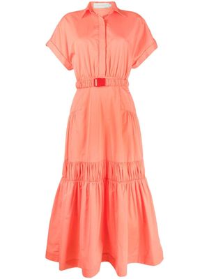 Silvia Tcherassi robe-chemise Kareli à taille ceinturée - Rose