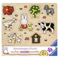 Ravensburger puzzel hout Nijntje op de boerderij (8) - thumbnail