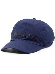 Moncler Grenoble casquette à logo embossé - Bleu