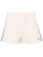 GCDS short en jersey à logo brodé - Tons neutres