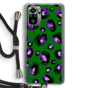 Green Cheetah: Xiaomi Redmi Note 10S Transparant Hoesje met koord