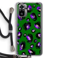 Green Cheetah: Xiaomi Redmi Note 10S Transparant Hoesje met koord