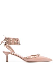 Valentino Garavani escarpins vernis à ornements Rockstud 60 mm - Rose