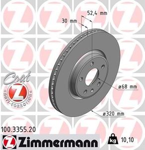 Remschijf Coat Z 100335520