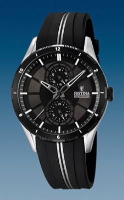 Horlogeband Festina F16841-1 Rubber Zwart 21mm