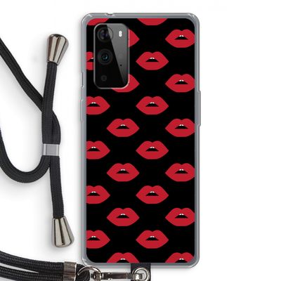 Lips: OnePlus 9 Pro Transparant Hoesje met koord