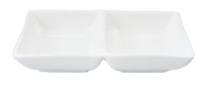 Wit Rechthoekig Bord - White Series - 2-delig - 14 x 7 x 3cm