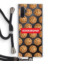 Koekerond: Samsung Galaxy Note 10 Plus Transparant Hoesje met koord
