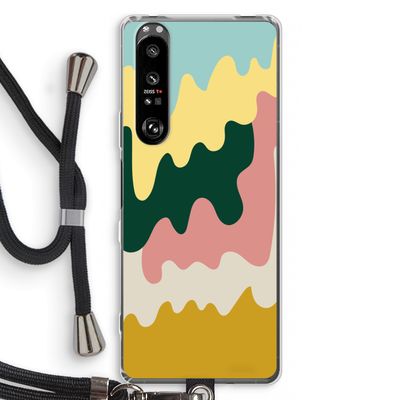 Baar B: Sony Xperia 1 III Transparant Hoesje met koord