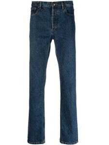 A.P.C. jean en coton à coupe droite - Bleu