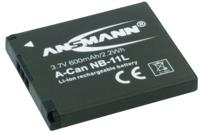 Ansmann A-Can NB 11L Camera-accu Vervangt originele accu NB-11L, NB-11LH 3.7 V 600 mAh - thumbnail