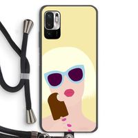 Ice cream: Xiaomi Redmi Note 10 5G Transparant Hoesje met koord