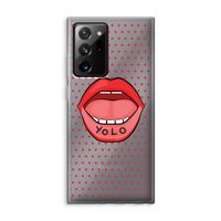 Yolo Denise: Samsung Galaxy Note 20 Ultra / Note 20 Ultra 5G Transparant Hoesje