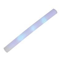 Partystaaf / foam stick met wit LED licht - 48 cm - lichtstaven / partysticks