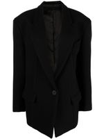 The Attico Glen single-breasted blazer - Noir