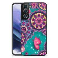 Samsung Galaxy S22 Plus Leuk Telefoonhoesje Cirkels en Vlinders